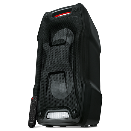 Портативная колонка Sven PS-730 для вечеринок с подсветкой черная