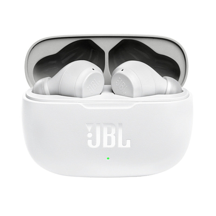 Наушники TWS беспроводные JBL Wave 200 вакуумные с микрофоном белые