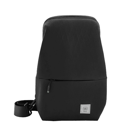 Рюкзак однолямочный Ninetygo Sity Sling с отделением для планшета черный