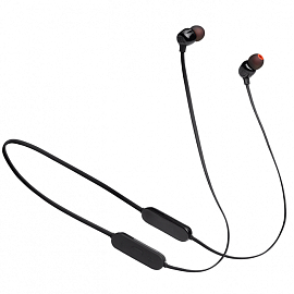 Наушники беспроводные Bluetooth JBL Tune 125BT вакуумные с микрофоном и пультом черные