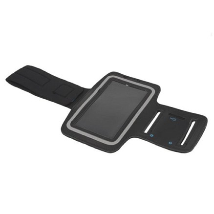 Чехол универсальный для телефона до 5.1 дюйма спортивный наручный GreenGo Premium черный