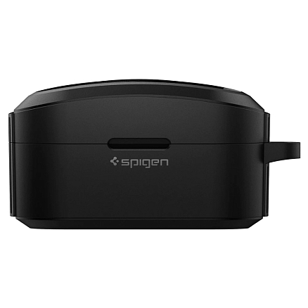 Чехол для наушников Sony WF-1000XM4 гелевый Spigen Rugged Armor черный