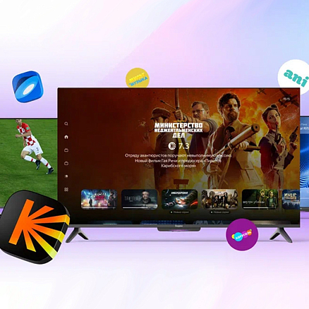 Телевизор Яндекс ТВ Станция Бейсик с Алисой 55 YNDX-00076