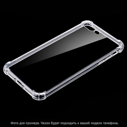 Чехол для Honor 9A гелевый 4Corners прозрачный