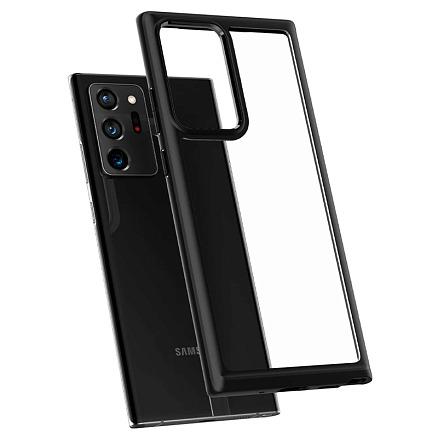 Чехол для Samsung Galaxy Note 20 Ultra гибридный Spigen SGP Ultra Hybrid прозрачно-черный матовый