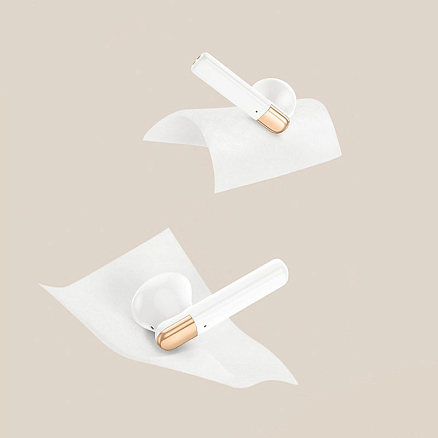 Наушники TWS беспроводные Bluetooth Baseus Encok W2 AirNora вкладыши с микрофоном белые