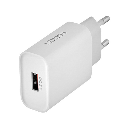 Сетевое зарядное Rocket Slot (белый)