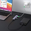USB 3.0 HUB (разветвитель) на 4 порта USB 3.0 Ugreen CM473 с питанием Type-C серый