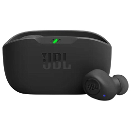 Наушники TWS беспроводные JBL Wave Buds вакуумные с микрофоном черные