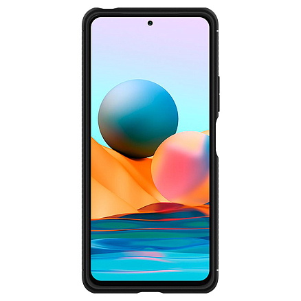 Чехол для Xiaomi Redmi Note 10 Pro гелевый Spigen Rugged Armor черный