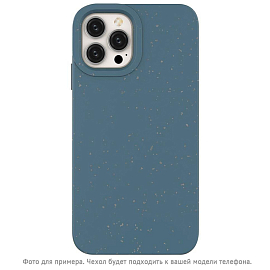 Чехол для iPhone 14 Pro Max силиконовый Hurtel Eco синий