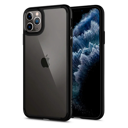 Чехол для iPhone 11 Pro гибридный Spigen SGP Ultra Hybrid прозрачно-черный матовый