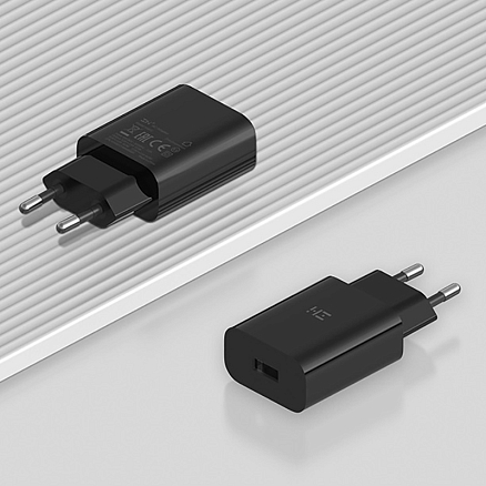 Зарядное устройство сетевое с USB входом 18W 3A Xiaomi ZMI HA612 (быстрая зарядка QC 3.0) черное