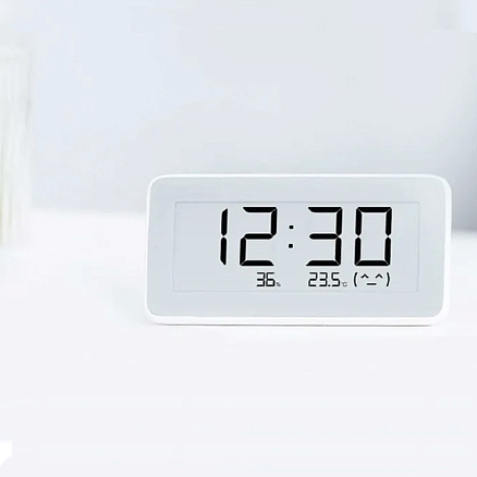 Часы с датчиком температуры и влажности (термогигрометр) Xiaomi Mi Monitor Pro BHR5435GL белые