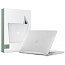 Чехол для Apple MacBook Air 13 (2018-2019) A1932, (2020) А2179, (2020) A2337 пластиковый с блестками Tech-Protect SmartShell прозрачный