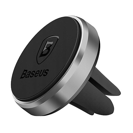 Держатель автомобильный в решетку обдува магнитный Baseus Magnet Car Mount черный