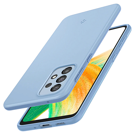 Чехол для Samsung Galaxy A33 5G пластиковый тонкий Spigen Thin Fit голубой