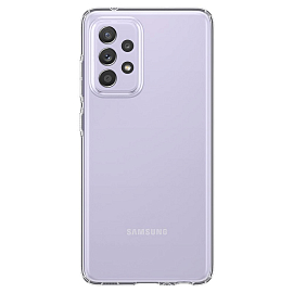 Чехол для Samsung Galaxy A72 гелевый ультратонкий Spigen SGP Liquid Crystal прозрачный