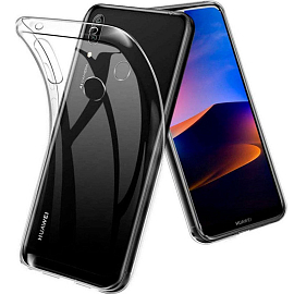 Чехол для Huawei Y7 2019 силиконовый Volare Rosso Clear прозрачный