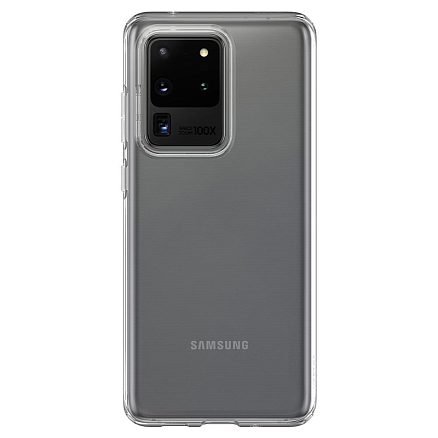 Чехол для Samsung Galaxy S20 Ultra гелевый ультратонкий Spigen SGP Liquid Crystal прозрачный