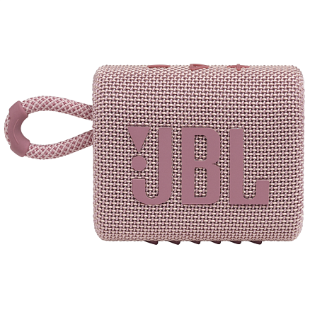 Портативная колонка JBL Go 3 с защитой от воды розовая