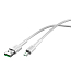 Кабель USB - MicroUSB для зарядки 1 м 4А 20W Baseus Mini White (быстрая зарядка QC) белый