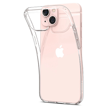Чехол для iPhone 13 mini гелевый ультратонкий Spigen SGP Liquid Crystal прозрачный