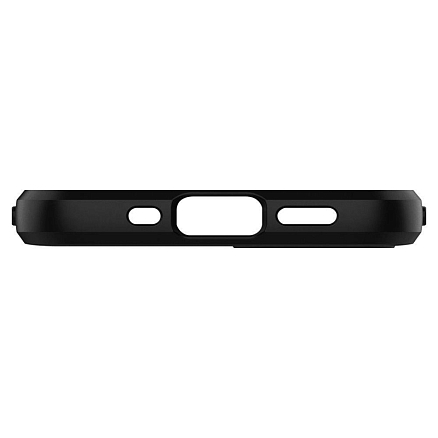 Чехол для iPhone 12 Mini гелевый Spigen Rugged Armor черный