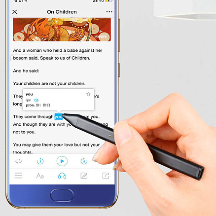 Стилус активный тонкий 1,45 мм WiWU P888 с держателем черный