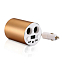 Зарядное устройство автомобильное с двумя USB входами 3,1А Joyroom С-M208 золотистое