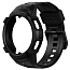 Чехол с ремешком для Samsung Galaxy Watch 4 Classic 42 мм гелевый Spigen Rugged Armor Pro темно-серый