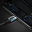 Кабель USB - MicroUSB для зарядки 1 м 2A плетеный Baseus Yiven черный