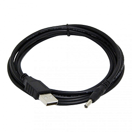 Кабель USB - DC jack 3,5 мм (как толстый разъем Nokia) для зарядки длина 1,8 м Gembird черный