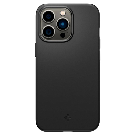 Чехол для iPhone 13 Pro пластиковый тонкий Spigen Thin Fit черный