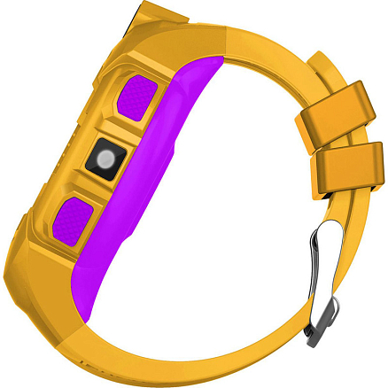 Детские умные часы с GPS трекером, камерой и Wi-Fi Jet Kid Gear желто-фиолетовые