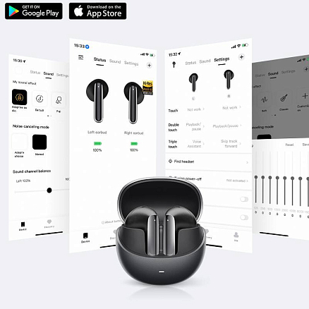 Наушники QCY AilyBuds Pro (серый)