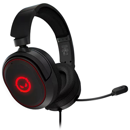 Наушники Lorgar Kaya 460 полноразмерные с микрофоном и подсветкой игровые черные