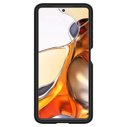 Чехол для Xiaomi 11T, 11T Pro гибридный для экстремальной защиты Spigen Tough Armor черный