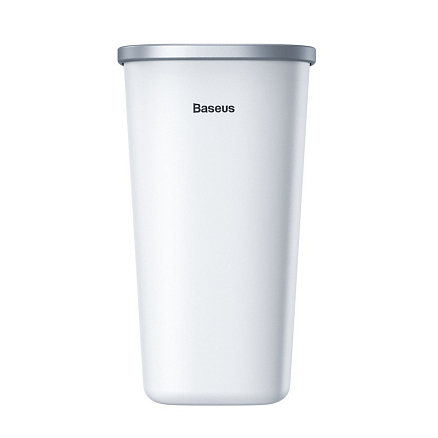 Мусорка автомобильная в подстаканник со сменными пакетами Baseus Dust-free белая