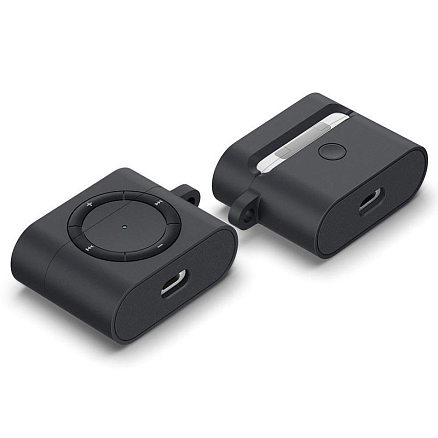 Чехол для AirPods Pro гелевый Spigen SGP Classic Shuffle черный