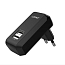 Зарядное устройство сетевое с двумя USB входами 2.1А Ldnio DL-AC60 черное