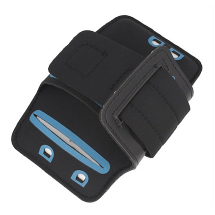 Чехол универсальный для телефона до 5.1 дюйма спортивный наручный GreenGo Premium черный