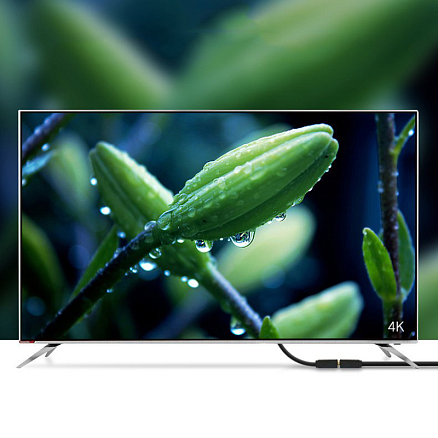 Кабель-удлинитель HDMI - HDMI (папа - мама) длина 1 м версия 2.0 4K 60Hz Ugreen HD107 черный
