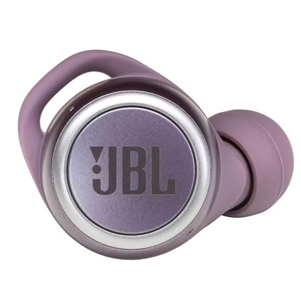 Наушники беспроводные Bluetooth JBL Live 300 TWS вакуумные с микрофоном фиолетовые