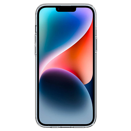 Чехол для iPhone 14 гелевый ультратонкий Spigen Liquid Crystal прозрачный