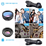 Объектив для телефона универсальный 6-в-1: Telephoto 16Х, Fisheye, Wide-Angle, Macro и 2 фильтра Apexel APL-JS16 + штатив для телефона