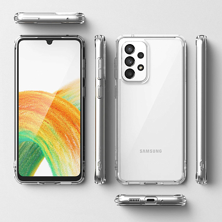 Чехол для Samsung Galaxy A33 5G гибридный Ringke Fusion прозрачный