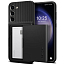 Чехол для Samsung Galaxy S23+ гибридный со слотом для карты Spigen Slim Armor CS черный