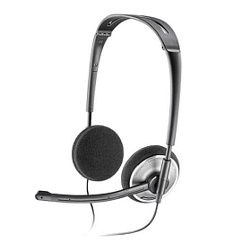 Наушники Plantronics Audio 478 накладные с микрофоном для компьютера в USB порт складные