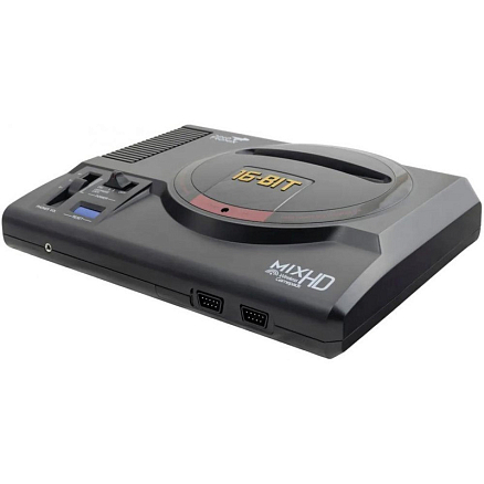 Игровая приставка Dinotronix MixHD 8/16Bit 450 игр с двумя беспроводными геймпадами черная